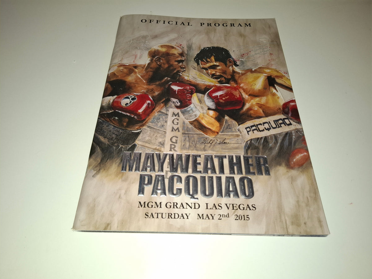 Floyd Mayweather Vs Manny Pacquiao - Official Boxing Event Program (2015)