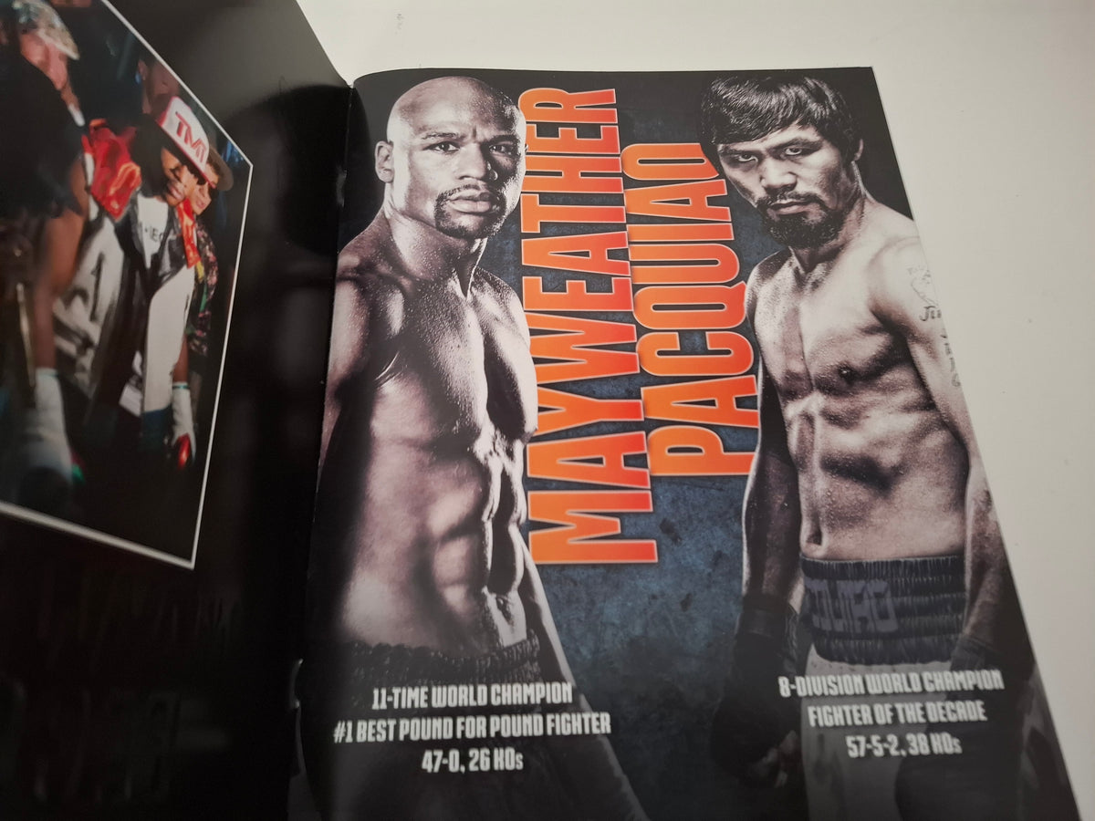 Floyd Mayweather Vs Manny Pacquiao - Official Boxing Event Program (2015)