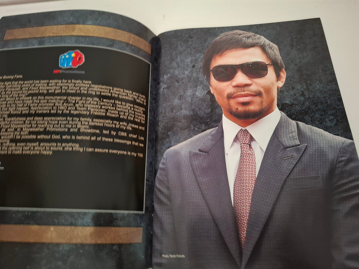 Floyd Mayweather Vs Manny Pacquiao - Official Boxing Event Program (2015)