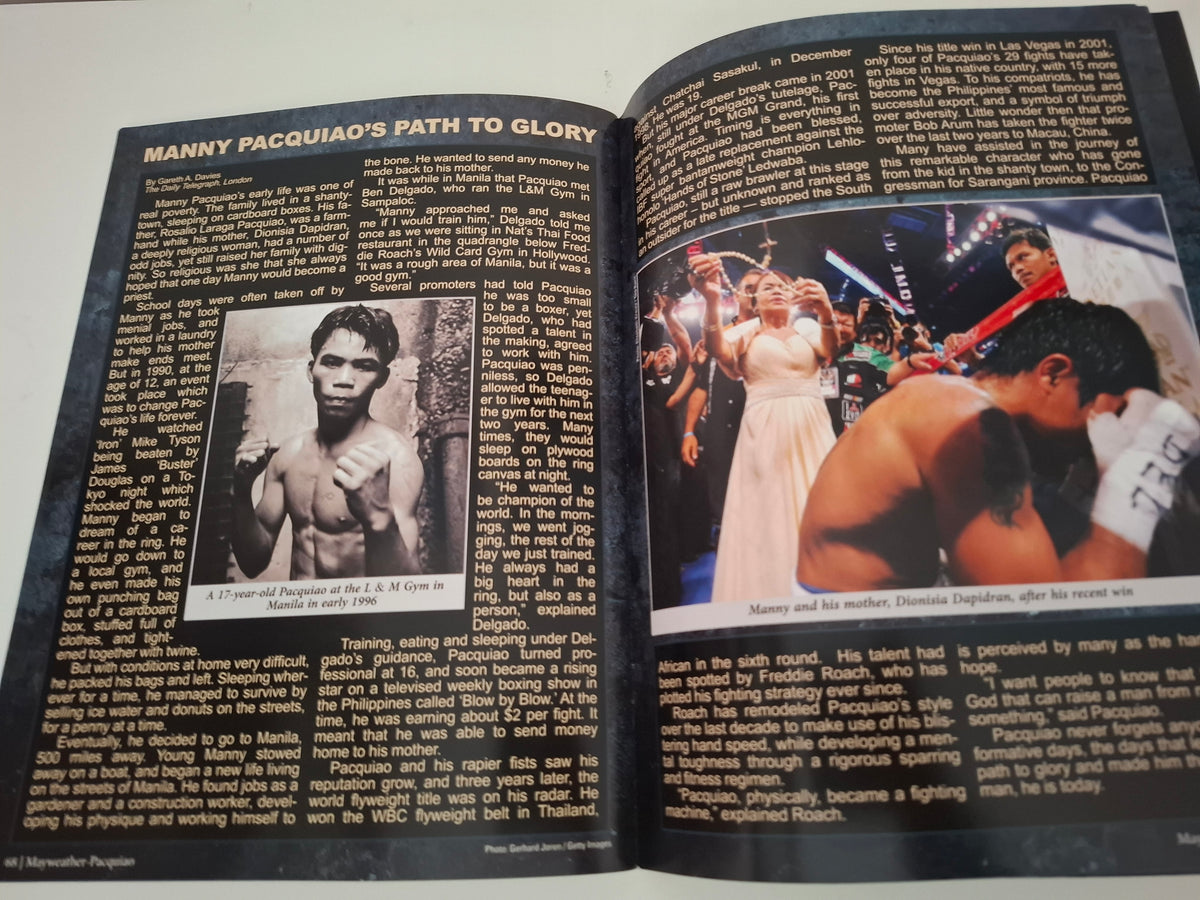 Floyd Mayweather Vs Manny Pacquiao - Official Boxing Event Program (2015)