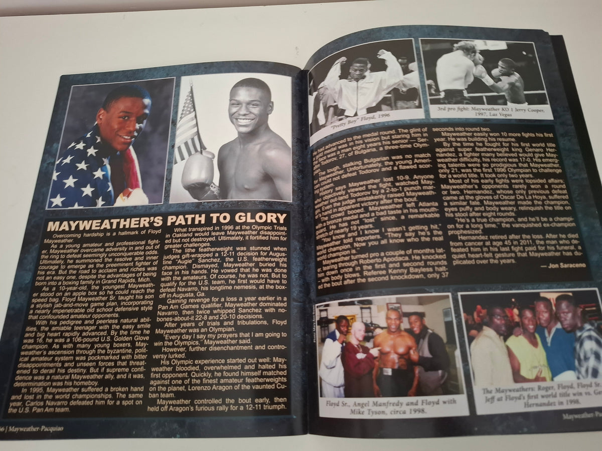 Floyd Mayweather Vs Manny Pacquiao - Official Boxing Event Program (2015)
