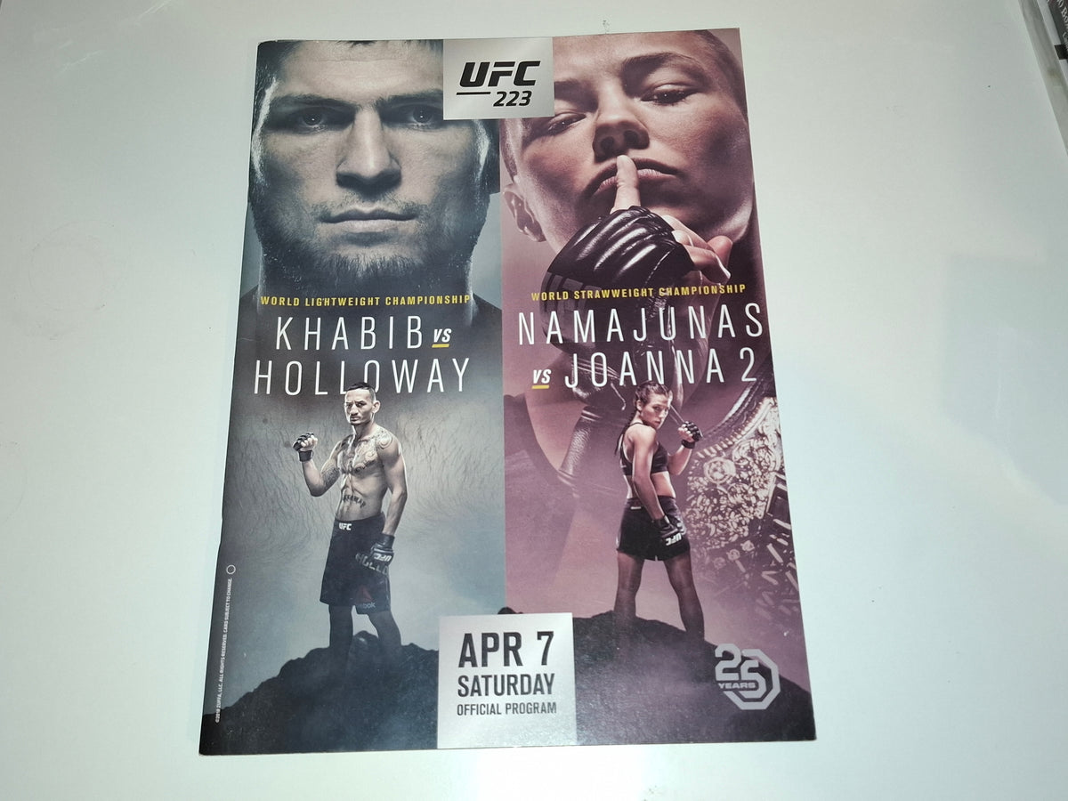 UFC 223 - Khabib Vs Iaquinta - Official Event Program (2018)