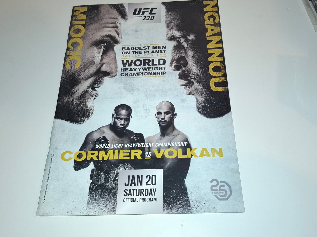 UFC 220 - Miocic Vs Ngannou - Official Event Program (2018)
