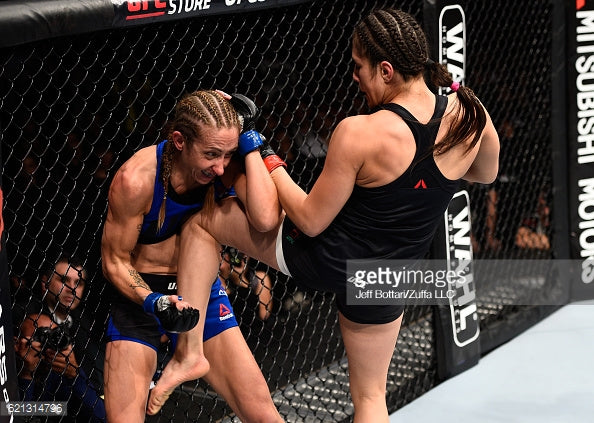 Alexa Grasso - Autographed & Inscribed Fight Gloves - UFC Debut - TUF Latin America 3 Finale Vs Clark [FIGHT WORN]