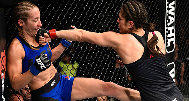 Alexa Grasso - Autographed & Inscribed Fight Gloves - UFC Debut - TUF Latin America 3 Finale Vs Clark [FIGHT WORN]