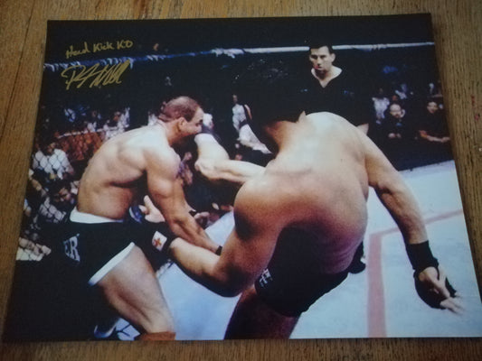 11"x14" Signed Photo - Pete Williams - Head Kick KO [AUTOGRAPHED]